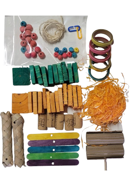 Raft / Diy Toy Mixed Pack for Parrot / Birds / Exotic Animals