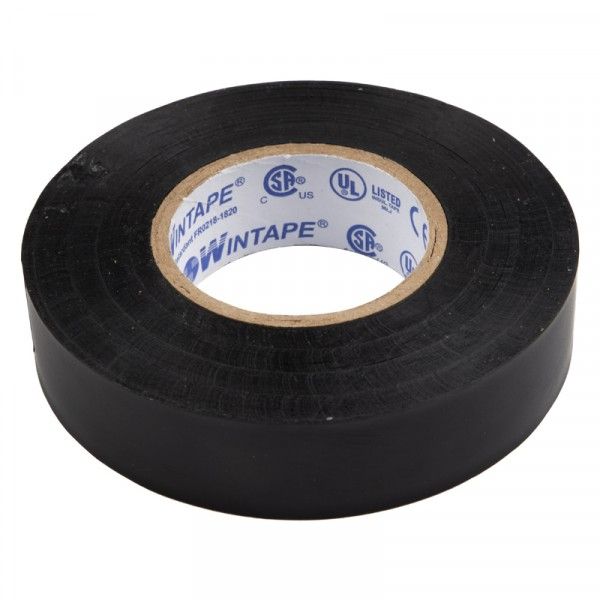 Bulk Pack 5 x Quality Insulation Tape - 20 Meter - Black