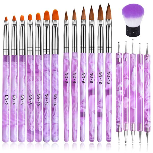 Styleberry 19 Piece Nail Art Brush Set