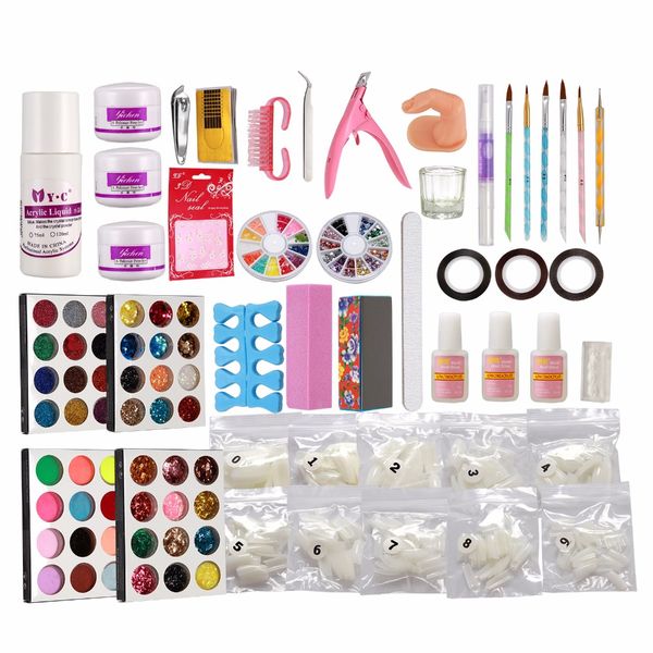 Acrylic Nail art Tool Powder Set