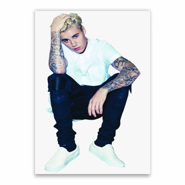 Justin Bieber Blonde Hair Poster - A1