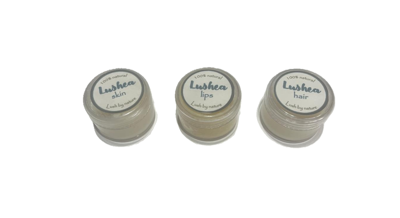 Lushea natural organic shea haircare + lipcare + skincare