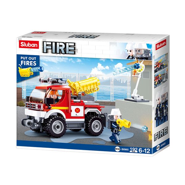 Sluban Building Set: Fire Engine - 192 Pieces