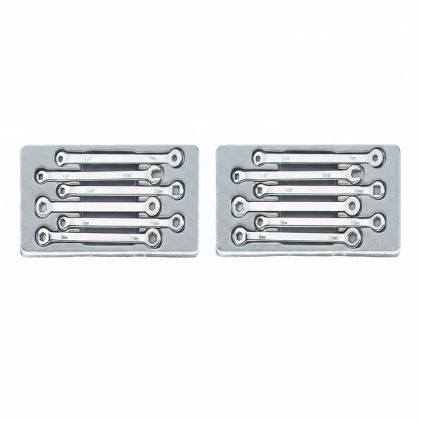 Force 6 Piece Brake Spanner Set for Automotive and Bicycle - 2 Pack