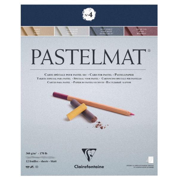 Clairefontaine Pastelmat Blue Label Pad No. 4, 30 x 40cm