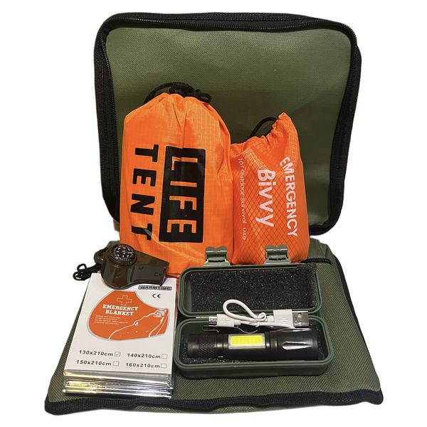 Sensii Emergency Compact Shelter &amp; Survival Kit