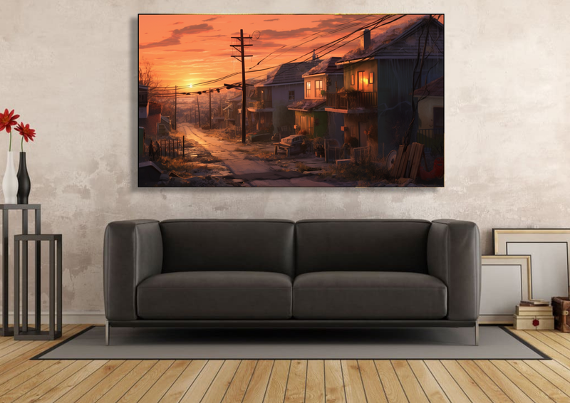 Township Sunset Abstract - Im0304 image
