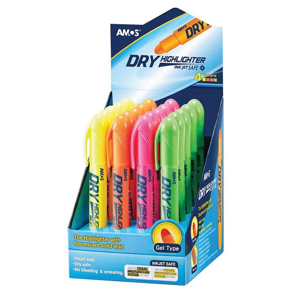 Dry Highlighter twist up with 20's dispenser