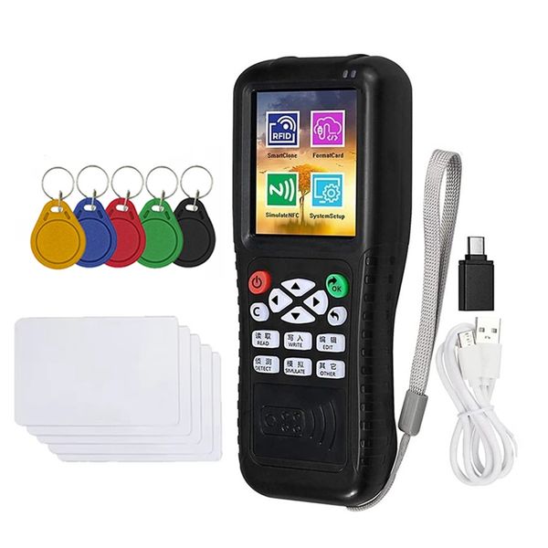 X100 Rfid Nfc Smart Card Reader Writer+5 X Uid Card/Keychain