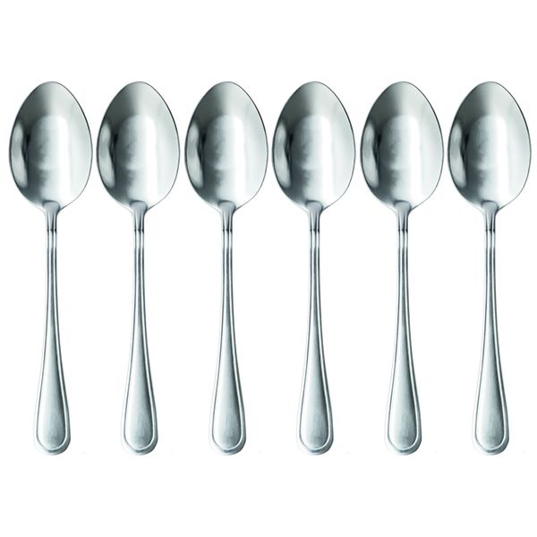 St. James Cutlery Bristol (880) Dessert Spoon 6pk Stainless Steel