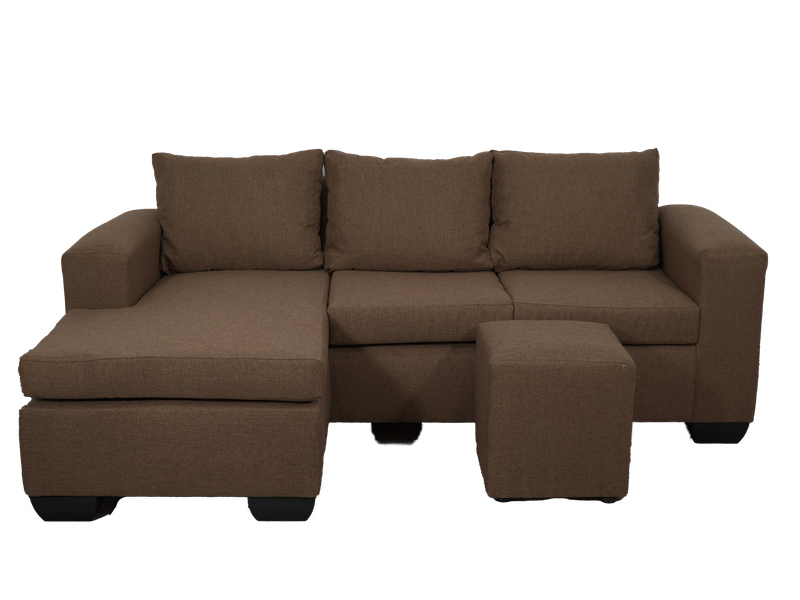 Andre 3 Seater Sofa - L Shape - Sand