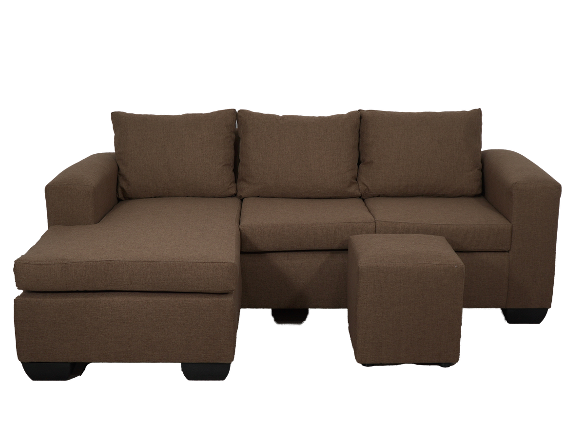 Andre 3 Seater Sofa L Shape Sand Shop Today. Get it Tomorrow