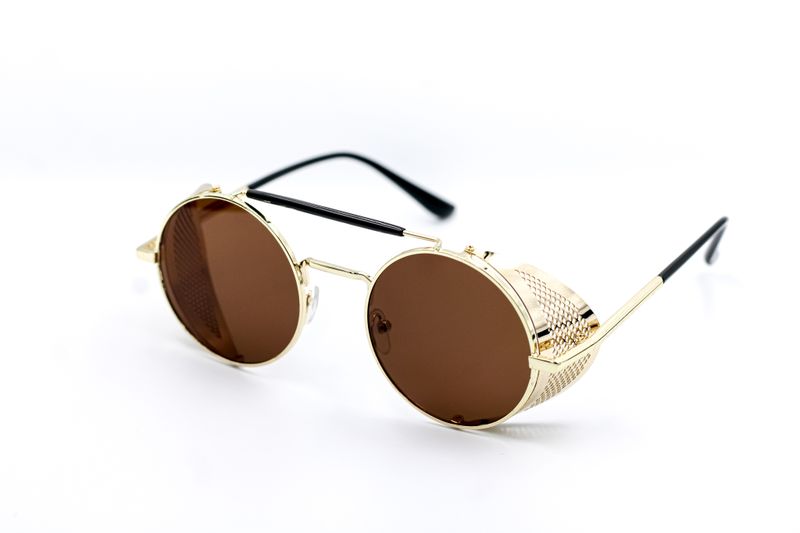 Rose Gold Blinders, Round Frame Sunglasses