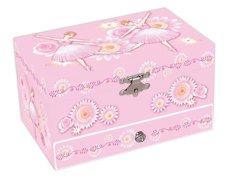 Musical balerina jewellery box- pink
