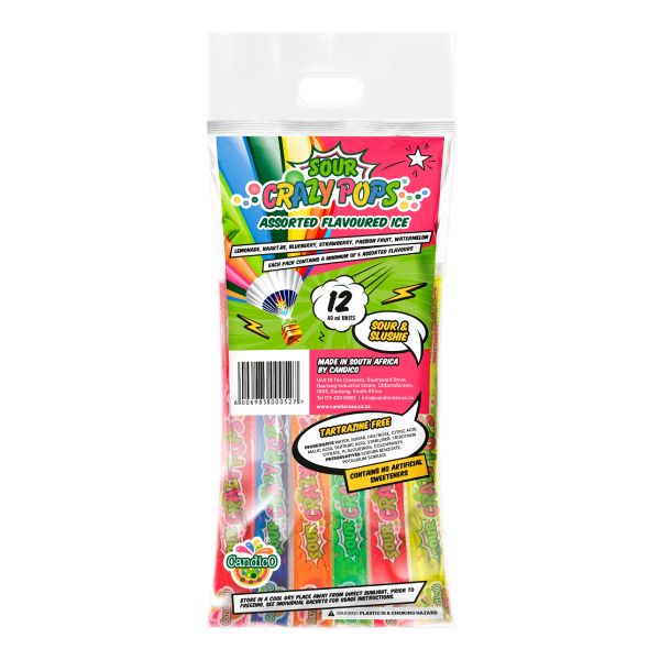 Crazy Pops - Ice Pop Box of 144