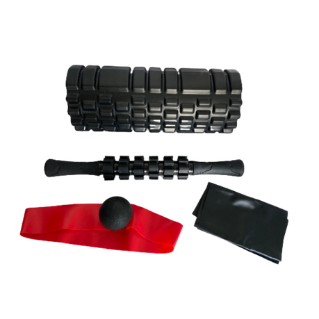 6 Piece Yoga Foam Roller Set with Resistance band Shop Today