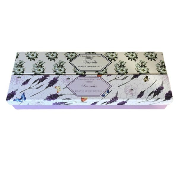 Drawer Liners Scented in Gift Box - Vanilla &amp; Lavendar (Set of 2)