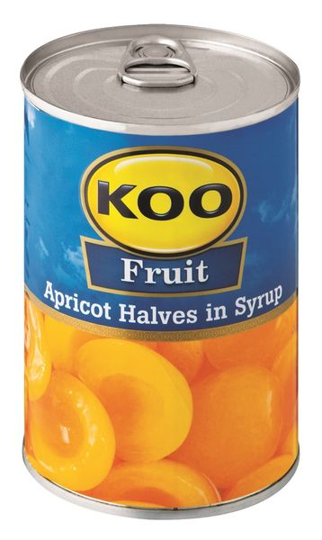 KOO Peach Halves In Syrup 36 x 410g