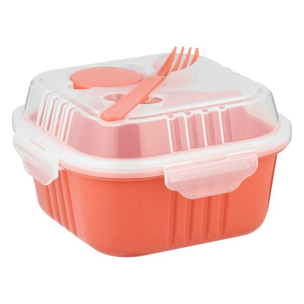 Snappy Lunch Box Square 830ml Coral - SN-830C