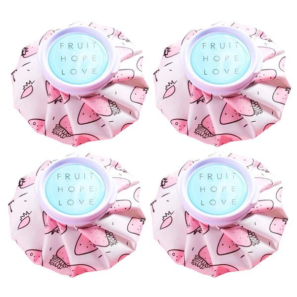 4 Piece Reusable Ice Bags Injuries for Cold and Hot Therapy