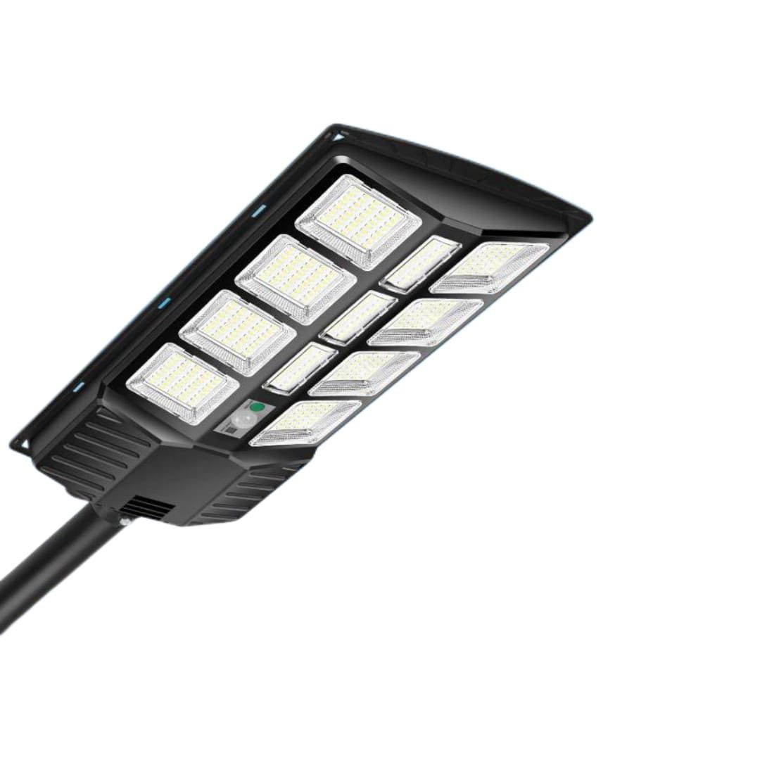Solar LED Street Light with Sensor, Remote and Mounting Bracket -1200W