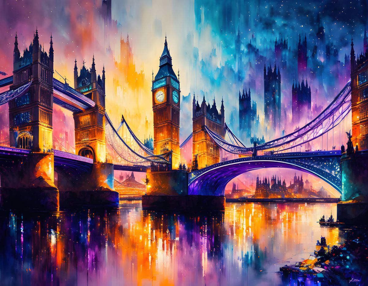 Canvas Wall Art - London Artwork