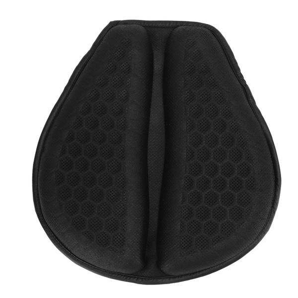 3D Motorcycle Seat Pad Black Waterproof Breathable Mesh