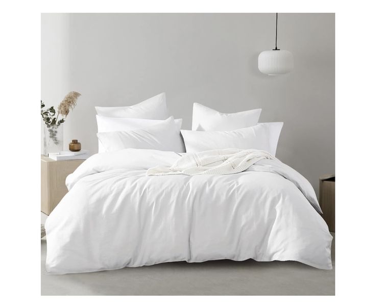 3 Piece - Duvet cover Set - White