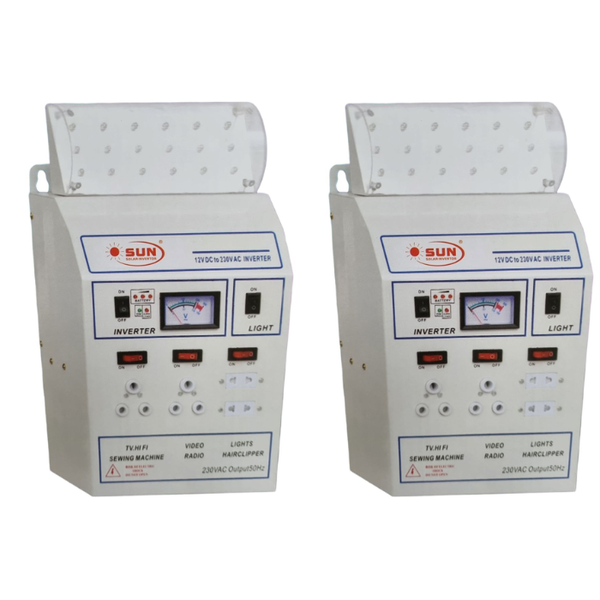 SUN 600W DC to AC Inverter - Set of 2