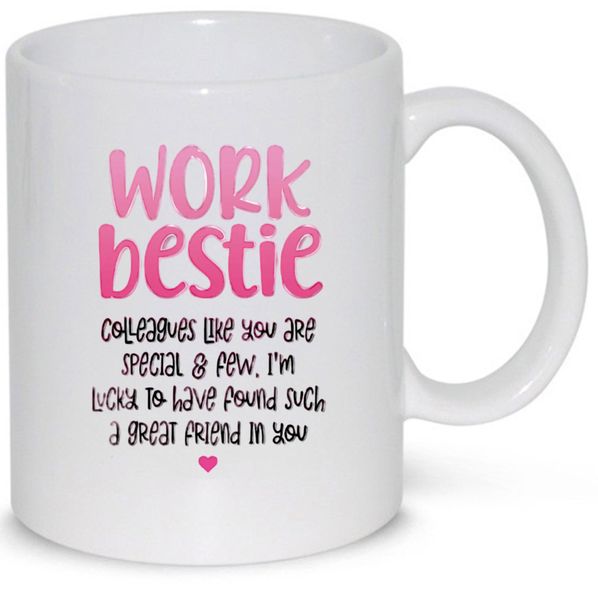Work Bestie Birthday Christmas Work Leaving Gift 11Oz Premium Coffee Mug