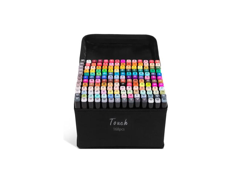 168 pieces Double Tipped Alcohol Art Markers Set