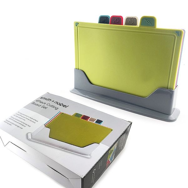 4pc Chopping Board Set Hygienic Food Prep Cutting Board Set