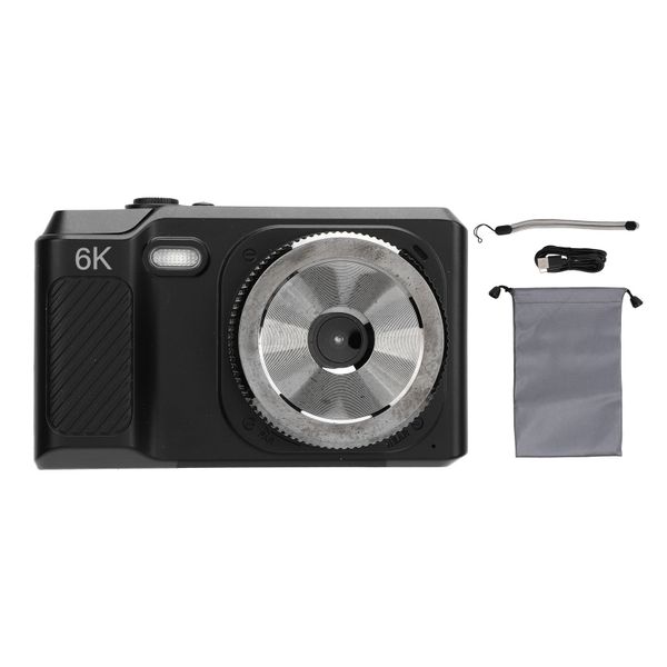 68MP FHD Camera - 2.7" TFT, 16X Zoom, Manual Focus Silver