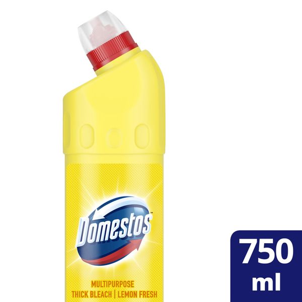 Domestos Lemon Multipurpose Stain Removal Thick Bleach Cleaner 750ml
