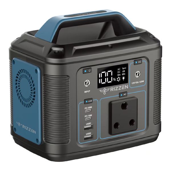 Rizzen 200W, 177Wh Portable Power Station equipped with 6 Output Ports