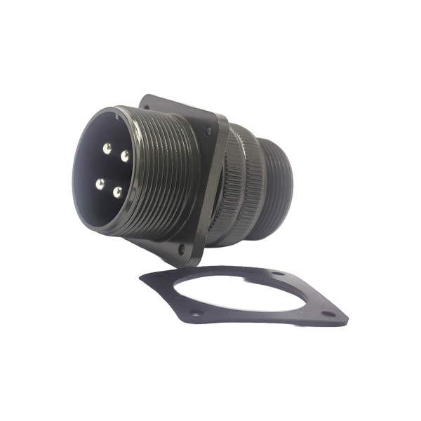 XY3100A-22-22P: MIL-DTL-5015 Square Flange Male Circular Connector
