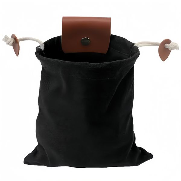 Collapsible Canvas Camping Tool Waist Bag Hands-Free Outdoor Storage Pouch