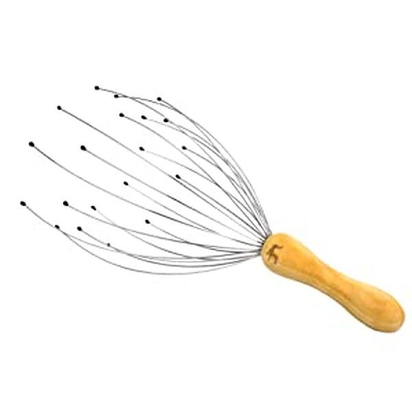 Head Massager - Wooden Handle