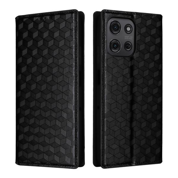 Flip Cover Compatible for Motorola Moto G75 Shockproof Leather Cover