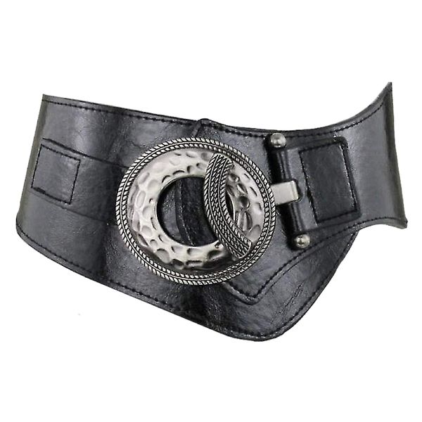 Fashion Modern Designer Faux Leather Metal Pin Buckle Belt - 100cm