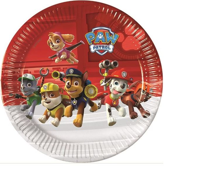 Paw Patrol Ready for Action Paper Plate Large 23cm