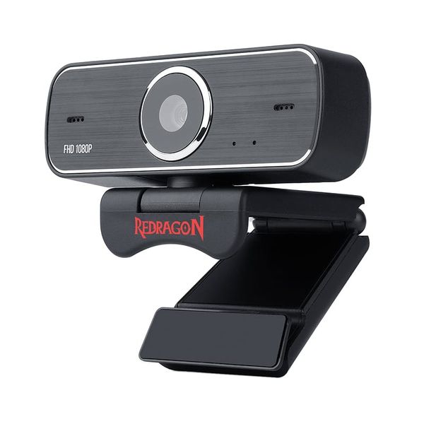 Redragon HITMAN GW800 1080P 30 FPS Webcam with Clip on stand - Black