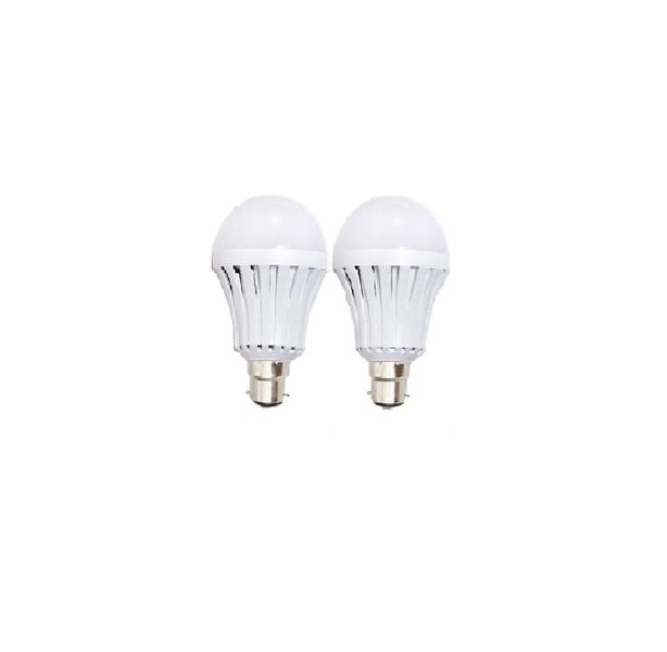 Load Shedding LED 7W Rechargeable Bulb B22 Bayonet( 2 pack)