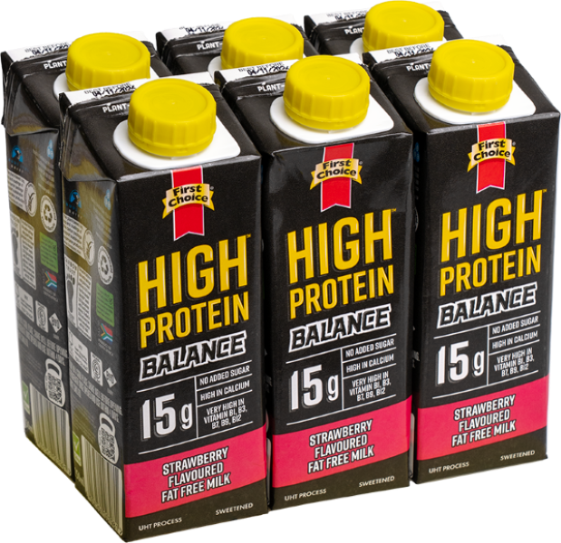 High-Protein Balance - Strawberry Flavoured - 1 x 6 Pack (250ml)
