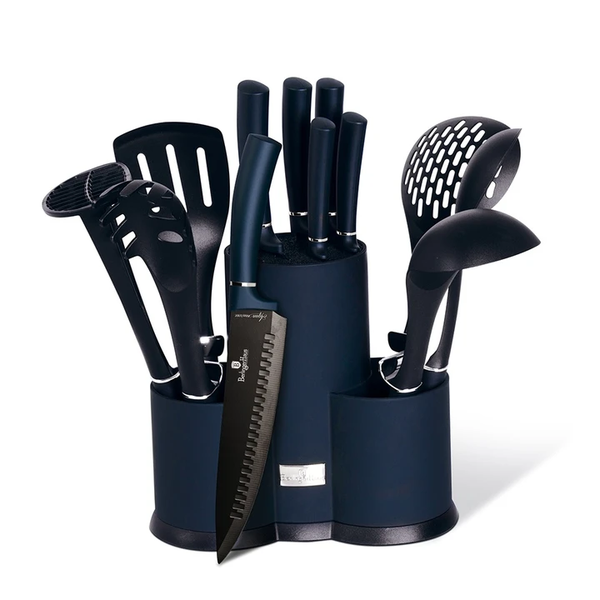 Berlinger Haus 12 Piece Knife and Kitchen Tool Set - Aquamarine Edition
