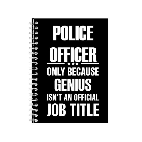 Police Officer Notebook Gift Idea Writing Book Notepad Pad 31