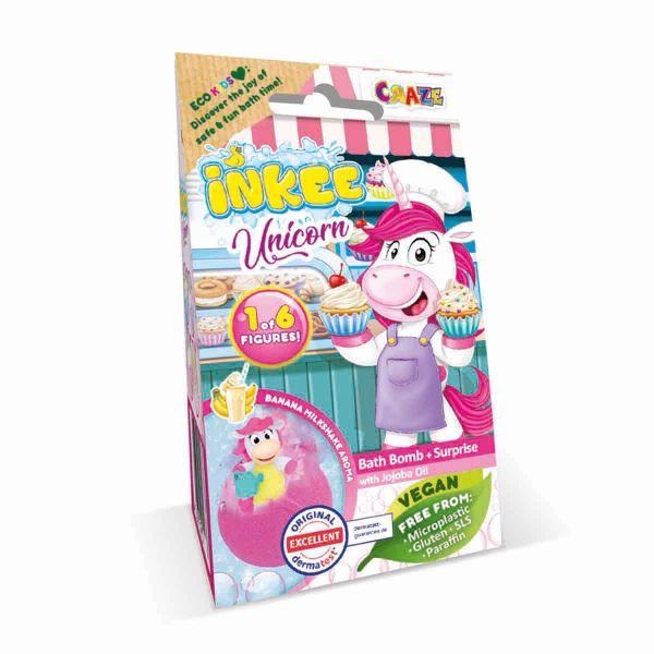 Inkee-Surprise Bath Bomb Unicorn-Blindbox