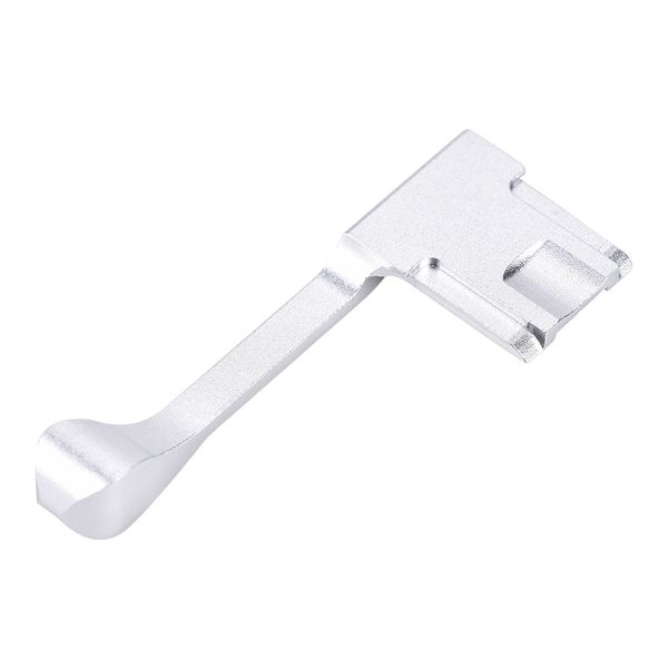 Aluminum Alloy Black Camera Grip Long Handle compatible with Fujifilm Silver