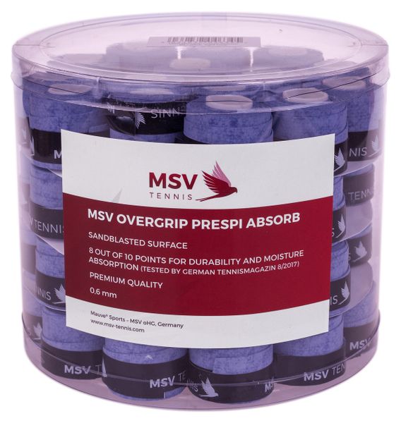 MSV Overgrip Prespi Absord - Blue - Tub of 60