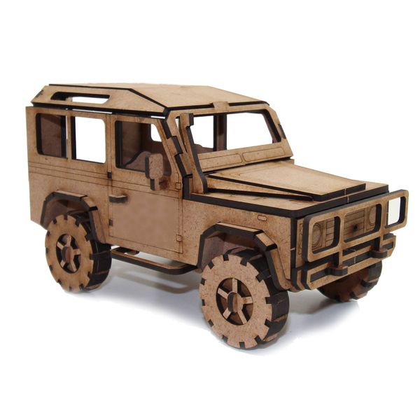Wow We - 3D Wooden Model Vehicles Land Rover Defender